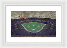 Load image into Gallery viewer, The Metrodome 1987 - Framed Print
