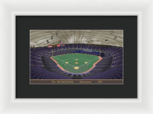 Load image into Gallery viewer, The Metrodome 1987 - Framed Print
