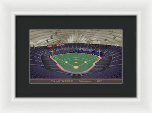 The Metrodome 1987 - Framed Print