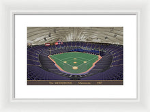 Load image into Gallery viewer, The Metrodome 1987 - Framed Print
