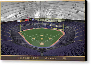 The Metrodome 1999 - Canvas Print