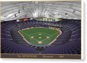 The Metrodome 1999 - Canvas Print