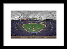 Load image into Gallery viewer, The Metrodome 1999 - Framed Print
