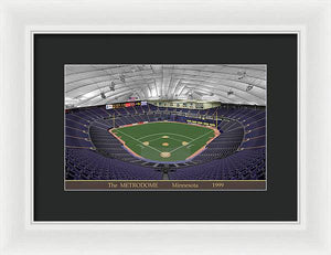 The Metrodome 1999 - Framed Print