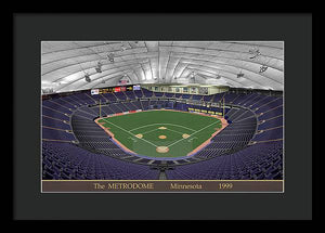 The Metrodome 1999 - Framed Print