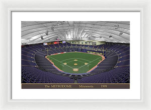 The Metrodome 1999 - Framed Print