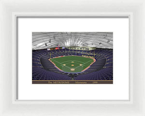 The Metrodome 1999 - Framed Print