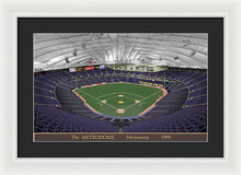 Load image into Gallery viewer, The Metrodome 1999 - Framed Print
