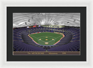 The Metrodome 1999 - Framed Print