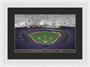 The Metrodome 1999 - Framed Print