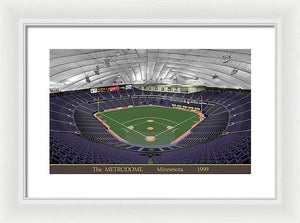 The Metrodome 1999 - Framed Print