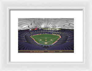 The Metrodome 1999 - Framed Print