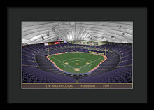 Load image into Gallery viewer, The Metrodome 1999 - Framed Print
