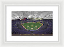 Load image into Gallery viewer, The Metrodome 1999 - Framed Print
