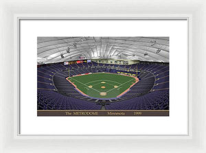 The Metrodome 1999 - Framed Print