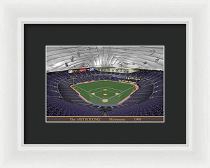 The Metrodome 1999 - Framed Print