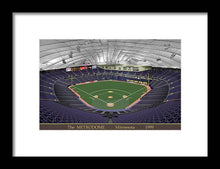 Load image into Gallery viewer, The Metrodome 1999 - Framed Print
