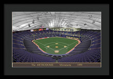 Load image into Gallery viewer, The Metrodome 1999 - Framed Print
