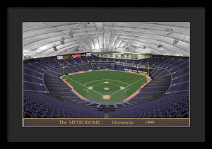 The Metrodome 1999 - Framed Print