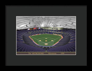 The Metrodome 1999 - Framed Print