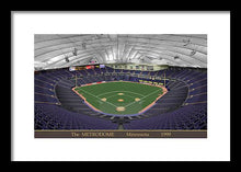 Load image into Gallery viewer, The Metrodome 1999 - Framed Print
