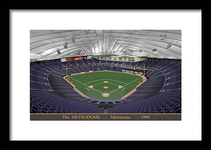 The Metrodome 1999 - Framed Print