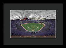 Load image into Gallery viewer, The Metrodome 1999 - Framed Print
