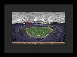 The Metrodome 1999 - Framed Print