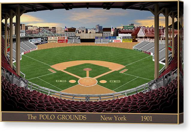 The Polo Grounds 1901 - Canvas Print