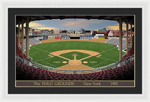 The Polo Grounds 1901 - Framed Print