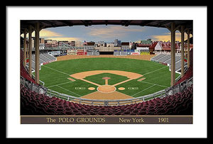 The Polo Grounds 1901 - Framed Print