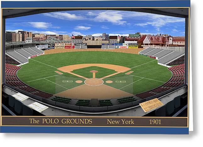 The Polo Grounds 1901 - Greeting Card