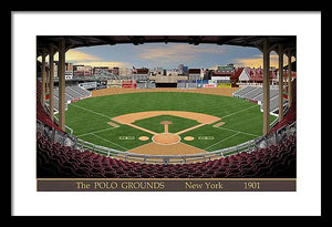 The Polo Grounds 1901 - Framed Print