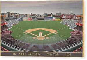 The Polo Grounds 1905 - Wood Print