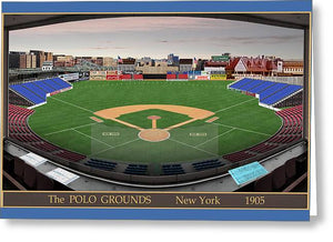 The Polo Grounds 1905 - Greeting Card