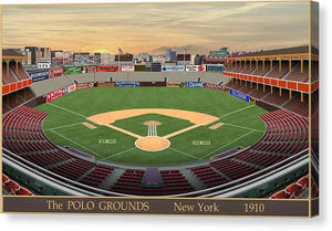 The Polo Grounds 1910 - Canvas Print