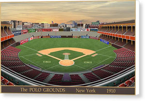 The Polo Grounds 1910 - Canvas Print