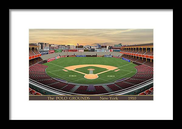 The Polo Grounds 1910 - Framed Print