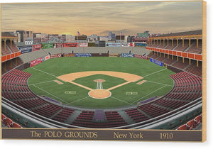 The Polo Grounds 1910 - Wood Print