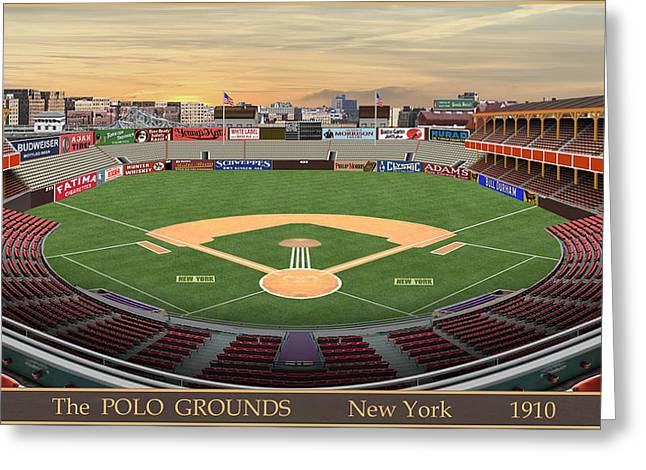 The Polo Grounds 1910 - Greeting Card