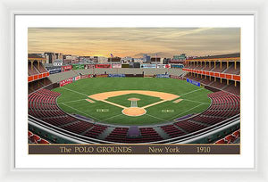 The Polo Grounds 1910 - Framed Print