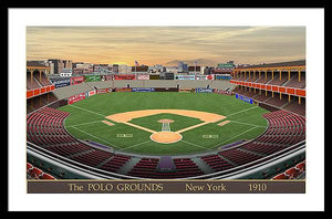 The Polo Grounds 1910 - Framed Print