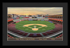 The Polo Grounds 1910 - Framed Print