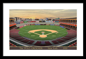 The Polo Grounds 1910 - Framed Print