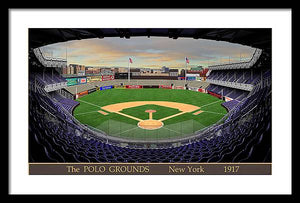 The Polo Grounds 1917 - Framed Print