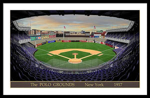 The Polo Grounds 1917 - Framed Print