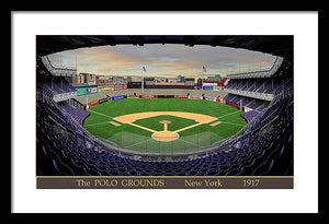 The Polo Grounds 1917 - Framed Print