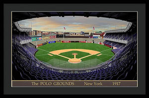 The Polo Grounds 1917 - Framed Print