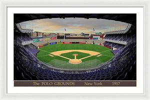 The Polo Grounds 1917 - Framed Print