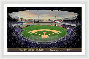 The Polo Grounds 1917 - Framed Print